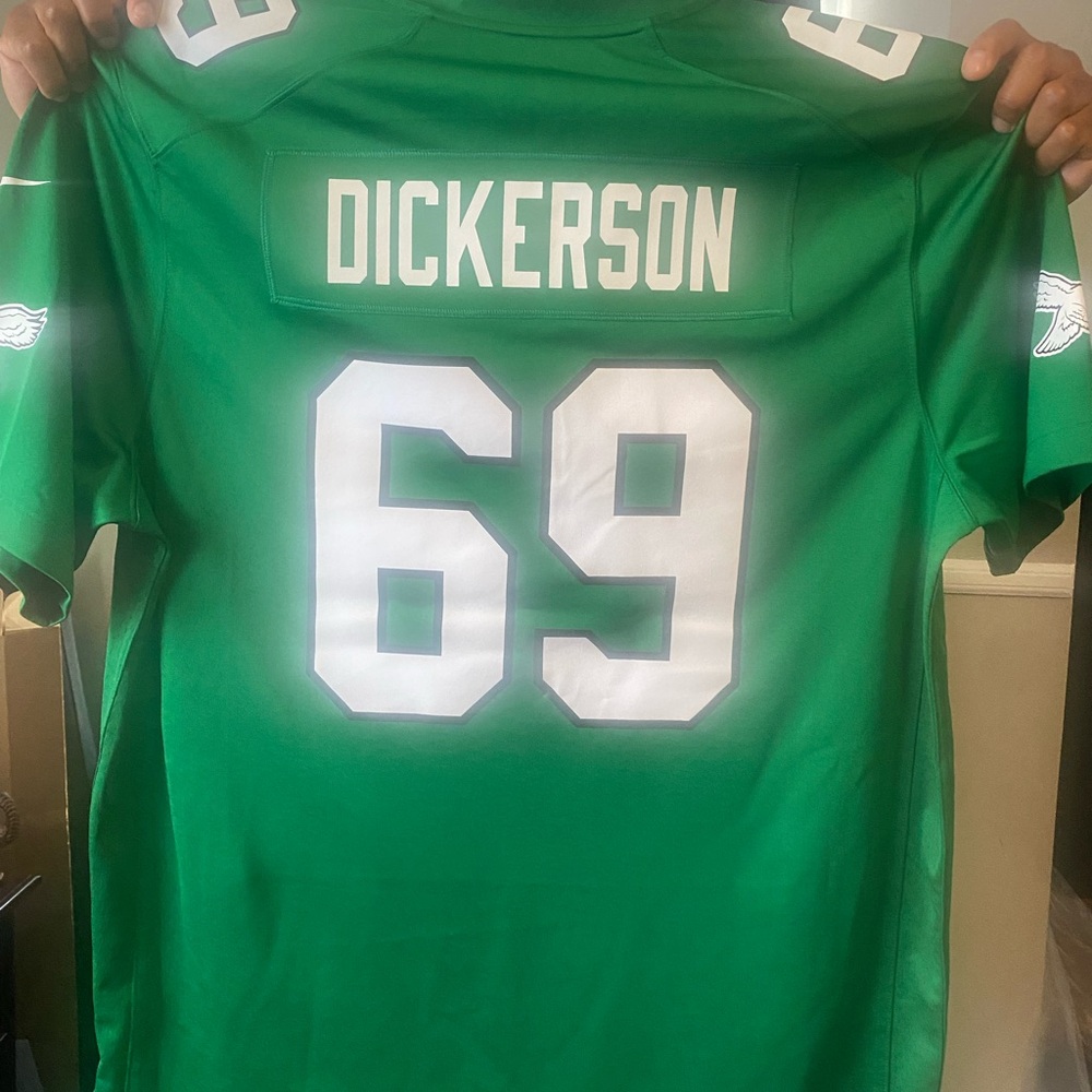 Philadelphia eagles Football Jersey Landon Dickerson new never worn